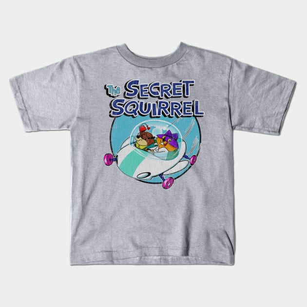 Vintage Secret Squirrel Kids T-Shirt by OniSide